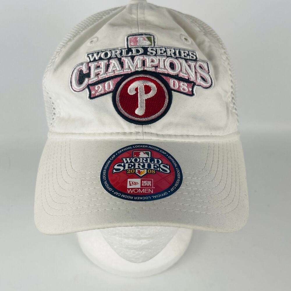Women's White New Era Philadelphia Phillies 2008 World Series Champions Hat